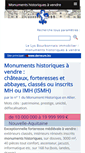 Mobile Screenshot of monument-historique.biz